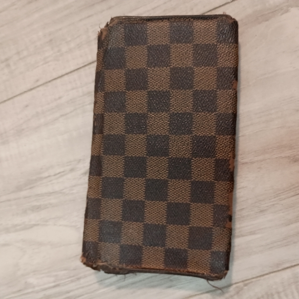 Louis Vuitton Portefeuille Sarah Long Bifold Damier Wallet Checkerboar - Picture 6 of 13
